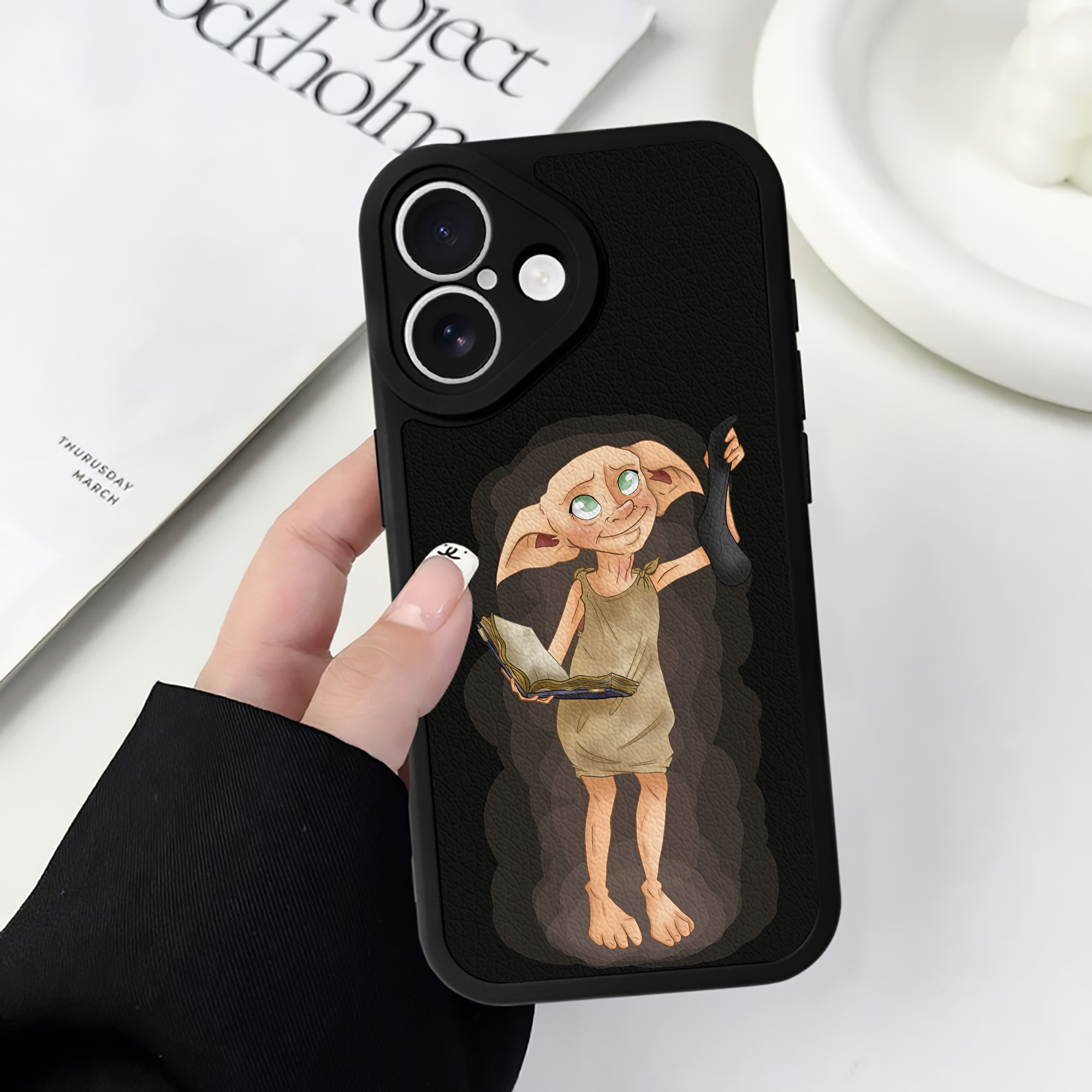 （画像用） Harry Potter ハリー・ポッターシリーズ 【iPhone 16シリーズ対応】シリコンスマホケース（レザー調） 材質：シリコン